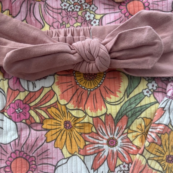 Flower print matching set - Picture 3 of 4